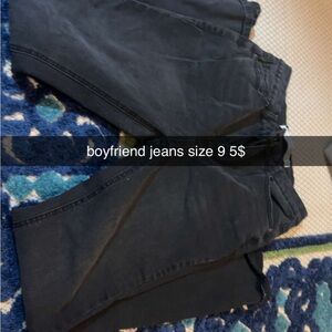 Black Boyfriend Jeans